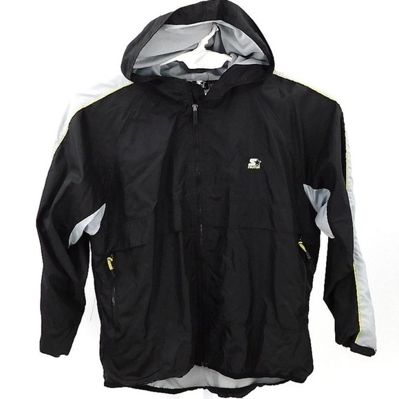 Starter Mesh Lined Full-Zip Hooded Jacket Size Men's Large - Picture 1 of 6